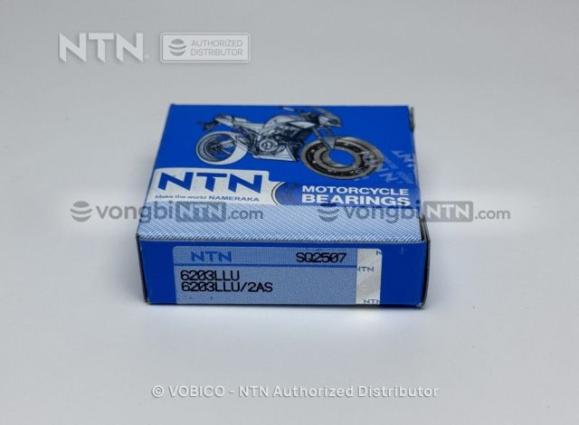 Vòng bi xe máy NTN 6203LLU/2AS